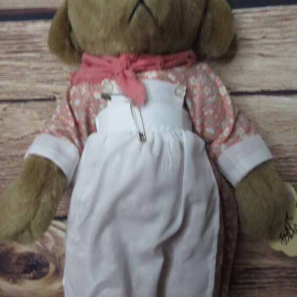 Bearly There Jointed Teddy Bear by Linda Spiegel To Market Mama Ida - 18" tall - Picture 4 of 10